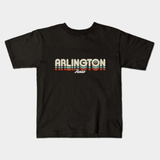 Retro Arlingon Texas Kids T-Shirt